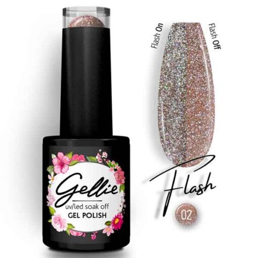 Gellie Ημιμόνιμο Βερνίκι Flash 02 10ml