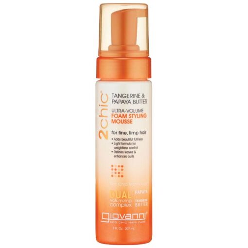 Giovanni Papaya 2chic Ultra- Volume Foam Styling Mousse 207ml