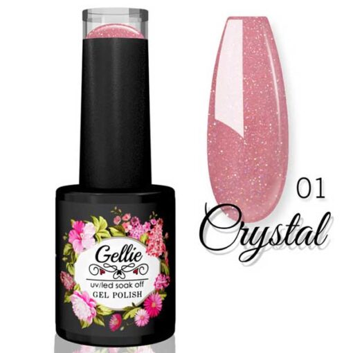 Gellie Ημιμόνιμο Βερνίκι Crystal 01 10ml