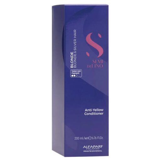 Alfaparf Semi Di Lino Blonde Anti-Yellow Conditioner 200ml - Image 2