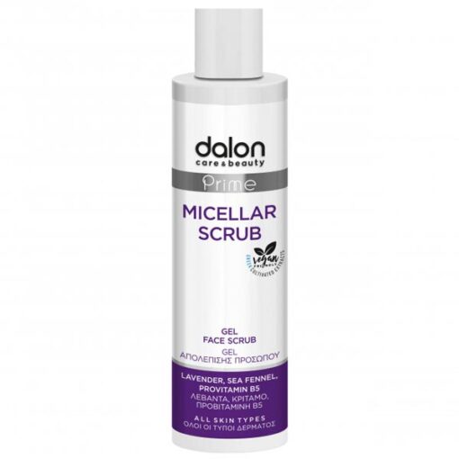 Dalon Prime Micellar Scrub Απολέπισης Προσώπου 200ml