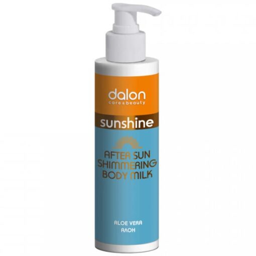 Dalon Sunshine After Sun Shimmering Body Milk Ιριδίζον Γαλάκτωμα Σώματος Για Μετά Τον Ήλιο 200ml