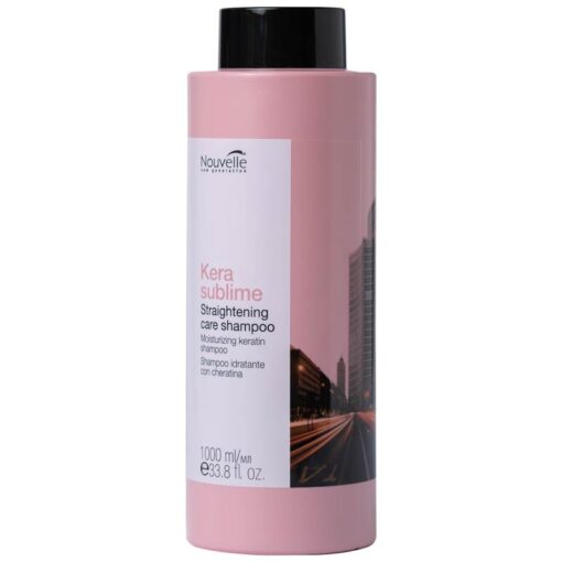 Nouvelle Kera Sublime Straightening Care Shampoo 1000ml Sulfate Free - Σαμπουαν για κερατίνη ΧΩΡΙΣ Θειικά άλατα