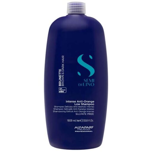 Alfaparf Semi Di Lino Brunette Intense Anti-Orange Low Shampoo 1000ml