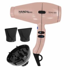 Tecno Dry Επαγγελματικό Σεσουάρ Handy 6000 Superpower Pink 2500W