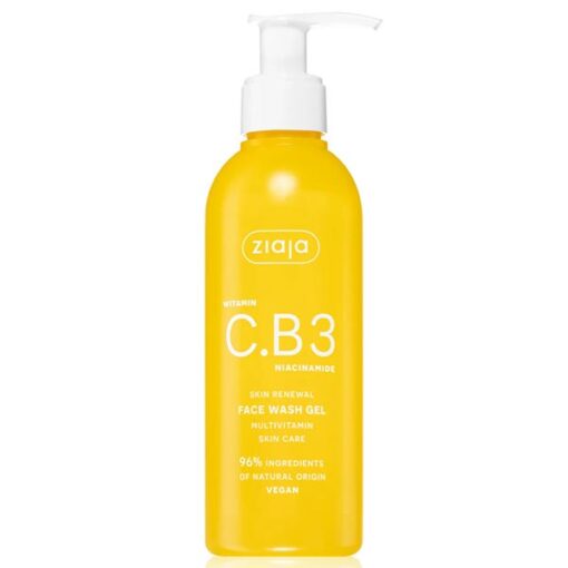 Ziaja Vitamin C.B3 Niacinamide Face Cleansing Gel 190ml