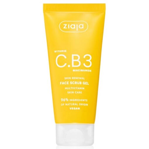 Ziaja Vitamin C.B3 Niacinamide Face Scrub Gel 100ml