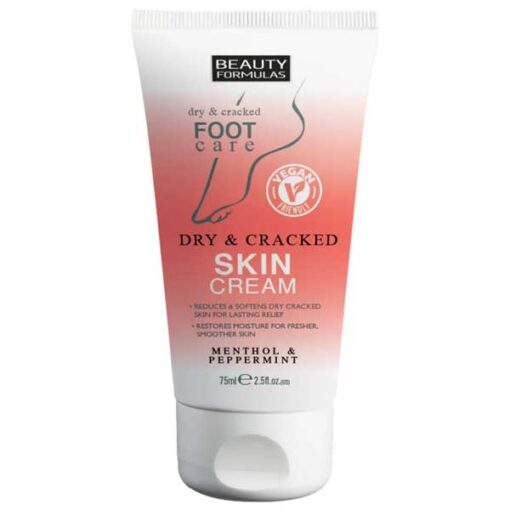 Beauty Formulas Ενυδατική Κρέμα για Ξηρά Πέλματα 75ml