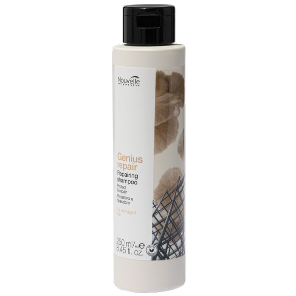 Nouvelle Genius Repair Repairing Shampoo 250ml - Σαμπουάν προστασίας και επανόρθωσης για ταλαιπωρημένα μαλλιά
