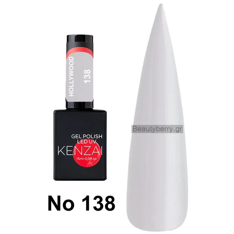 Kenzai UV Gel Nail Polish No 138 Hollywood 15ml