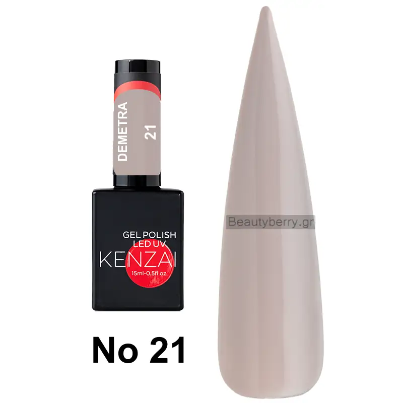 Kenzai UV Gel Nail Polish No 21 Demetra 15ml