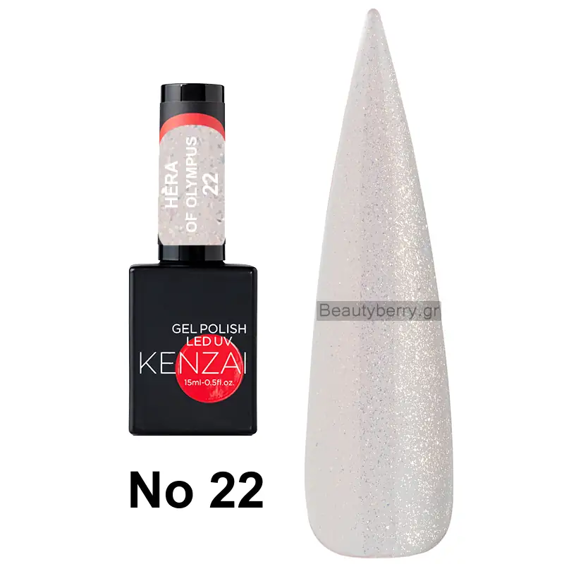 Kenzai UV Gel Nail Polish No 22 Hera Of Olympus 15ml