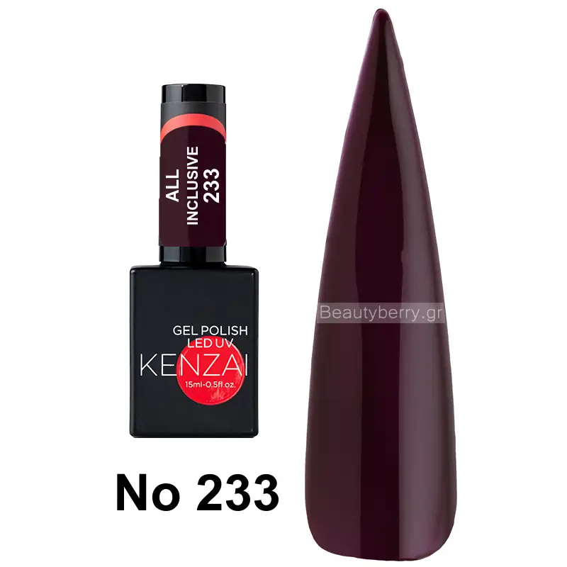 Kenzai UV Gel Nail Polish No 233 All Inclusive 15ml