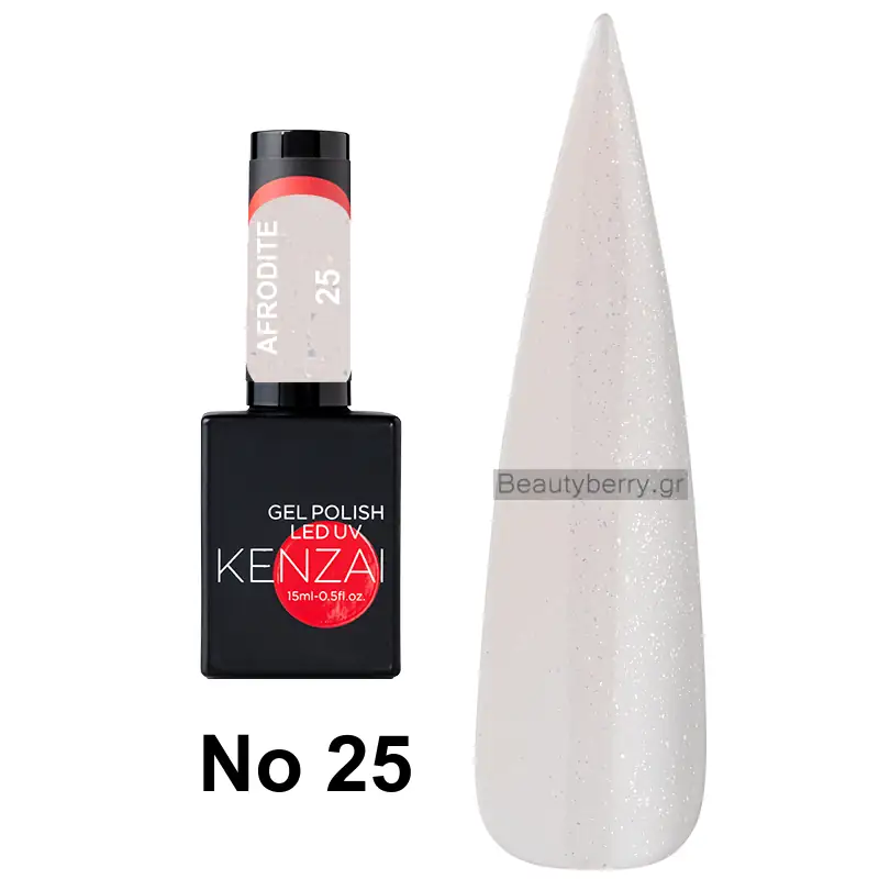 Kenzai UV Gel Nail Polish No 25 Afrodite 15ml