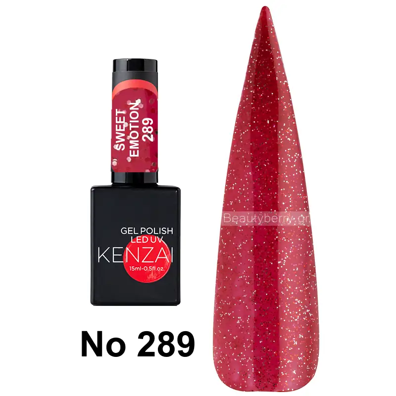 Kenzai UV Gel Nail Polish No 289 Sweet Emotion 15ml