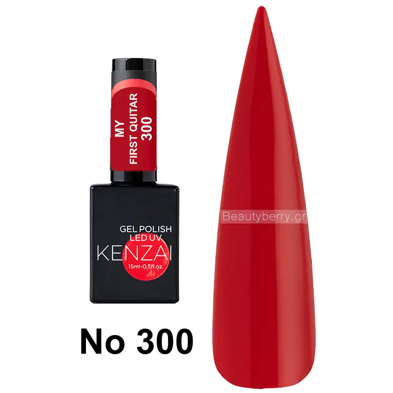 Kenzai UV Gel Nail Polish No 300 My First Quitar 15ml