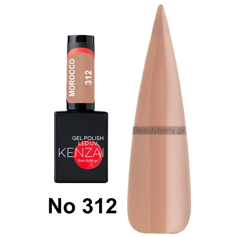 Kenzai UV Gel Nail Polish No 312 Morocco 15ml