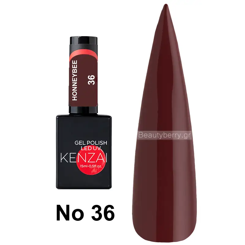 Kenzai UV Gel Nail Polish No 36 Honeybee 15ml