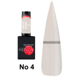 Kenzai UV Gel Nail Polish No 4 White Pearl 15ml