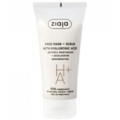 Ziaja Face Mask & Scrub With Hyaluronic Acid 55ml
