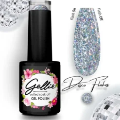 Gellie Ημιμόνιμο Βερνίκι Disco Flakes 01 10ml