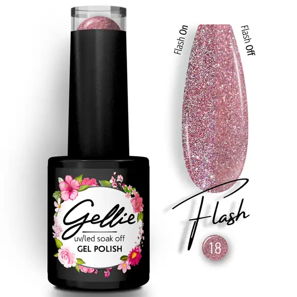 Gellie Ημιμόνιμο Βερνίκι Flash 18 10ml