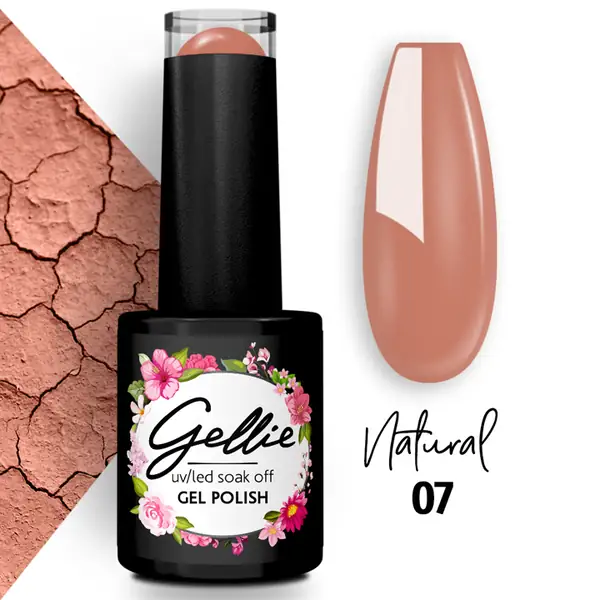 Gellie Ημιμόνιμο Βερνίκι Natural 07 10ml