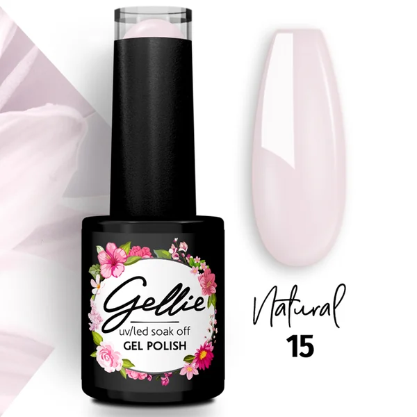 Gellie Ημιμόνιμο Βερνίκι Natural 15 10ml