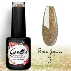 Gellie Ημιμόνιμο Βερνίκι Pixie Sequin 03 10ml