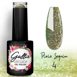 Gellie Ημιμόνιμο Βερνίκι Pixie Sequin 04 10ml
