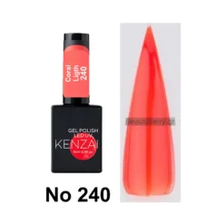 Kenzai UV Gel Nail Polish No 240 Coral Ligth 15ml