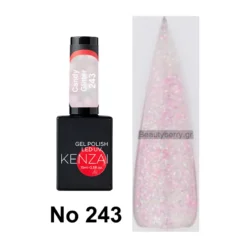 Kenzai UV Gel Nail Polish No 243 Candy Glitter 15ml