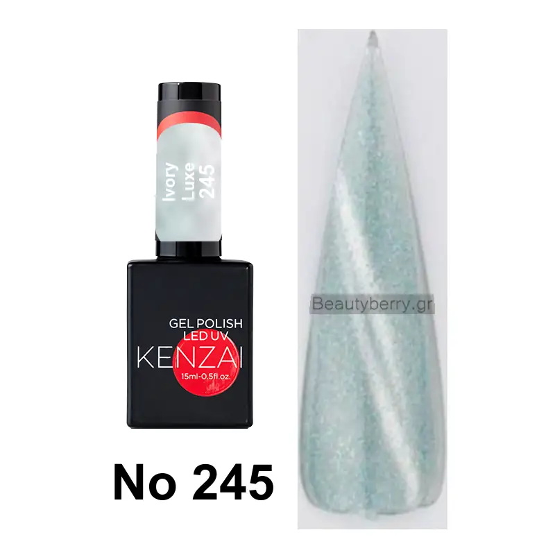 Kenzai UV Gel Nail Polish No 245 Ivory Luxe 15ml