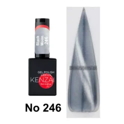 Kenzai UV Gel Nail Polish No 246 Black Moon 15ml