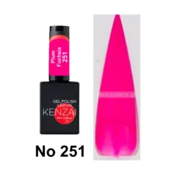 Kenzai UV Gel Nail Polish No 251 Plum Fuchsia 15ml