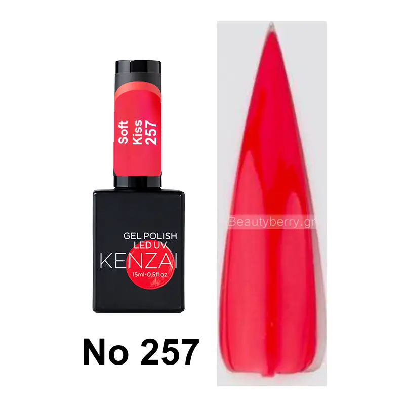 Kenzai UV Gel Nail Polish No 257 Soft Kiss 15ml
