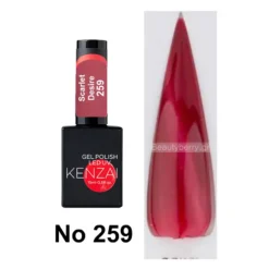 Kenzai UV Gel Nail Polish No 259 Scarlet Desire 15ml