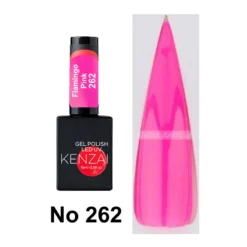 Kenzai UV Gel Nail Polish No 262 Flamingo Pink 15ml