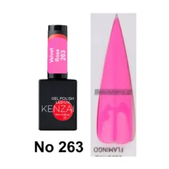 Kenzai UV Gel Nail Polish No 263 Velvet Rose 15ml