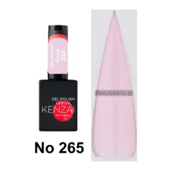Kenzai UV Gel Nail Polish No 265 Sun-Kissed Coral 15ml
