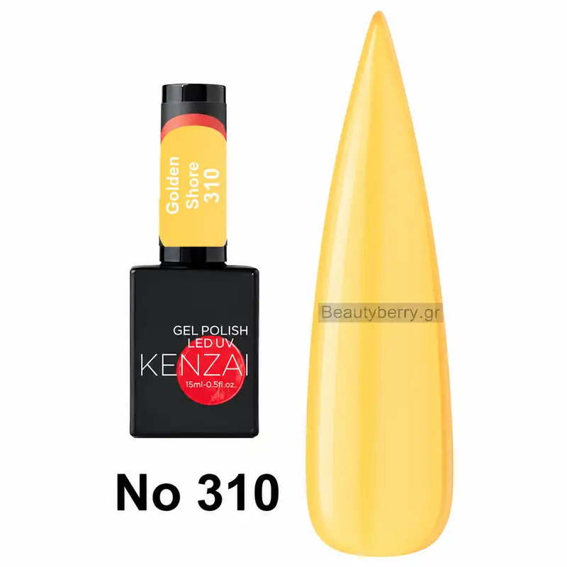 Kenzai UV Gel Nail Polish No 310 Golden Shore 15ml