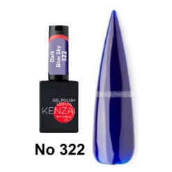 Kenzai UV Gel Nail Polish No 322 Dark Blue Sky 15ml