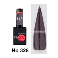 Kenzai UV Gel Nail Polish No 328 Coral Flame 15ml