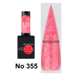 Kenzai UV Gel Nail Polish No 355 Deep Rose 15ml