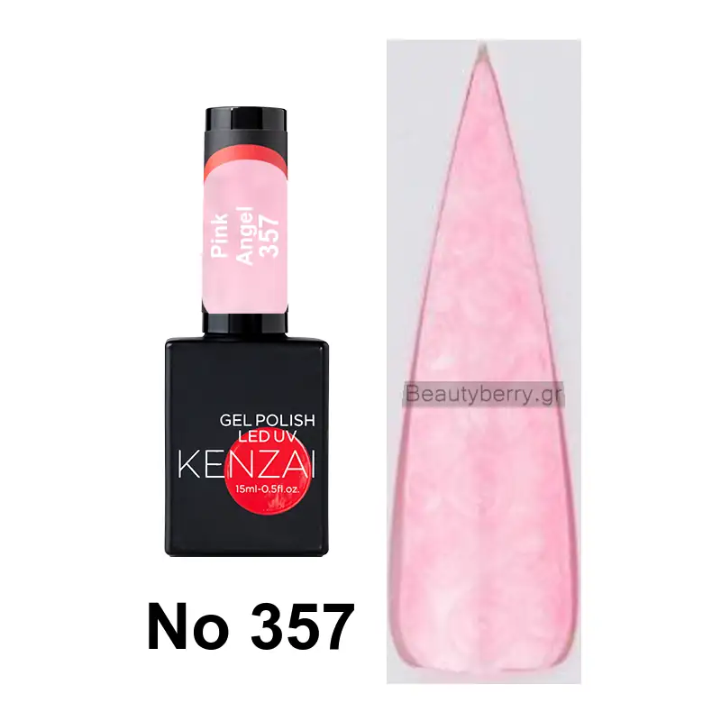 Kenzai UV Gel Nail Polish No 357 Pink Angel 15ml