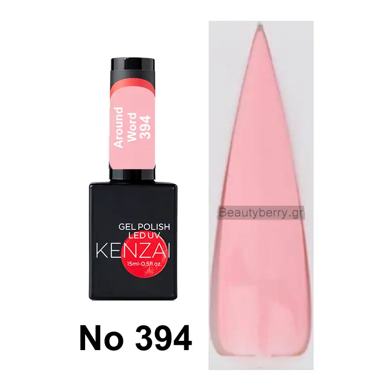 Kenzai UV Gel Nail Polish No 394 Around Word 15ml