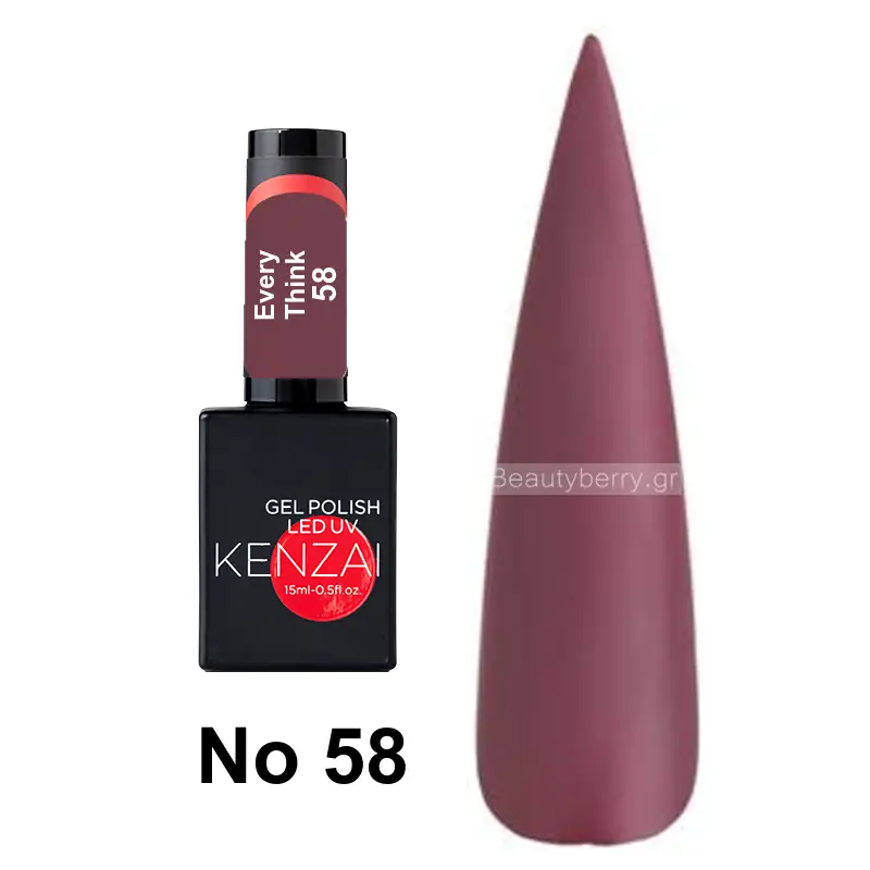 Kenzai UV Gel Nail Polish No 58 Every Think 15ml