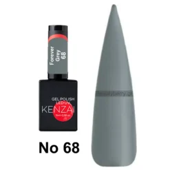 Kenzai UV Gel Nail Polish No 68 Forever Grey 15ml