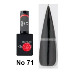 Kenzai UV Gel Nail Polish No 71 Black Hill 15ml