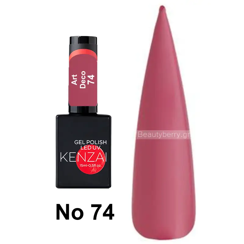 Kenzai UV Gel Nail Polish No 74 Art Deco 15ml